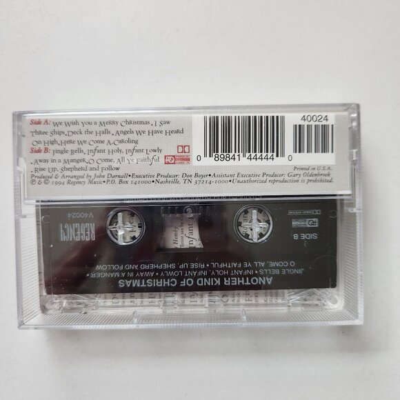 Another Kind Of Christmas Acoustic Alternative Holiday Cassette Tape Regency 199 - Picture 2 of 5